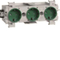 Hager Steckdose 3fach m.Wago  GS30016029 