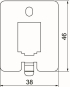OBO DTP UH1 B Datentechnikplatte 