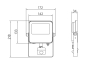 Opple LED Flood-E3 Re144    709000072500 