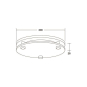 Brumberg Abdeckring, schwarz    81222080 