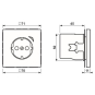 Jung JUNG HOME SCHUKO       BTLS1521SSWM 
