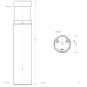 EVN LED Wegeleuchte 900mm   WLRV90101502 