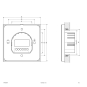 EVN Funk-Wandpanel -IP20 -     WP-RGBW-w 