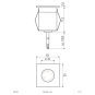 EVN LED Bodeneinbau Anthrazit sw 654120A 