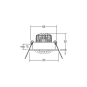 Brumberg LED-Einbaustrahler    12373074 