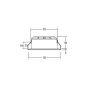 BRUM LED-Einbaustrahl. 6W weiss INDIWO83 