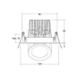 BRUM LED-Einbauleuchte          12401073 