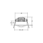 BRUM LED-Einbaustra. IP65 chrom 12355023 