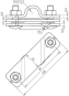 DEHN Anschlussschelle             620015 