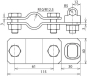 DEHN Anschluss-Schelle            625011 