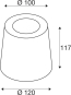 SLV CONCRETO FL Stehleuchte rund 1006408 