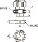 OBO V-TEC TB25 06-09 Kabelverschraubung 