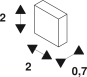SLV GRAZIA 10 EDGE, Endkappe alu 1004893 