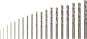 Bosch HSS-G Spiralbohrer-Kassette 