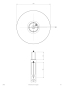 EVN Kugelleuchte Granitoptik 40cm GK4018 