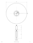 EVN Kugelleuchte Granitoptik 50cm GK5018 