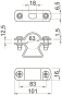 OBO 733 63 A2 Abstandschelle m.Langloch 