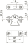 OBO 733 54 A2 Abstandschelle m.Langloch 
