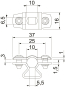 OBO ASL 733 10 A2 Abstandschelle 