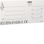 Hager Typenschild IEC / EN       VZ123CE 