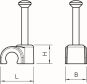 OBO 2008 35 LGR ISO-Nagel-Clip 8mm L35 