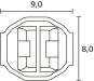 Hellermann ClosuresBlackATS3080-PA66HSUV 