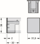 TRILUX Rail Endk D 3PH ST 9004/W 8880500 