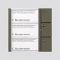 SIED Tasten-Modul              TM612-3GM 