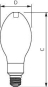 PHIL MAS LED HPL 19W/840 230V (80W) 