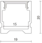 Nobile Alu U-Profil 4         5011148803 