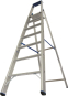 KRAU Stufen-Stehleiter Alu        124548 