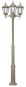 ALBE Wegeleuchte 3-flammig braun- 652099 