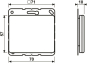 JG SL 500 Blind-Abdeckung       SL561BWW 