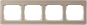 JG Rahmen 4fach waagerecht      SL5840GB 