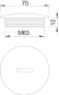 OBO 108 M63 PS Verschlussschraube M63 PS 