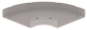 Unex Flachbogen 90° lichtgrau      66530 