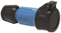 Bals Schuko Kupplung blau           7486 