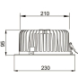 Brumberg LED-Einbaudownlight    12551174 