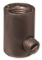 S&H Klemmnippel Ø6mm gold Nylon m. 88029 