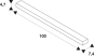 SLV 1m Einbauschiene, 48V TRACK, 1006558 