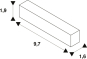 SLV Endeinspeiser links, 48V     1006566 