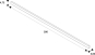 SLV 2m Aufbauschiene tief, 48V   1006552 