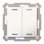 MDT BE-TAL55T2.01 Taster Light 55 2fach 