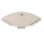 OBO RBD 90 100 A2 Deckel f.90°-Bogen 