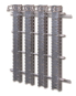 CobiNet 104786 Wandverteilergestell WVML 