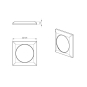 BEG Clip-Designrahmen eckig PD4-DE 92992 
