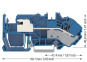 WAGO 2016-7714 1-Leiter-N-Trennklemme,16 