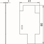 OBO T4B TQ Quertrennwand f.T4B PVC 