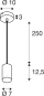 SLV ASTO TUBE, Pendelleuchte,    1006431 