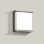 BEGA Wandleuchte silber 3000K   24071AK3 